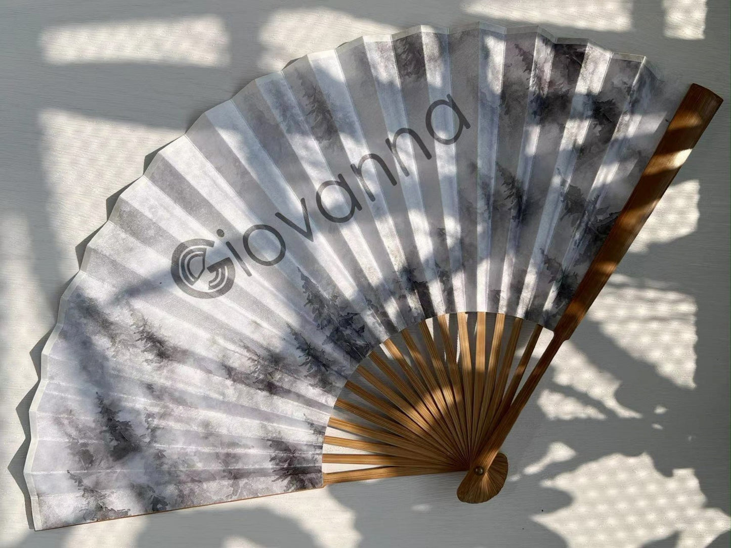 Giovanna Fabric Hand Fans Wedding Party Favors Gifts for Guests Cloth Folding Hand fans