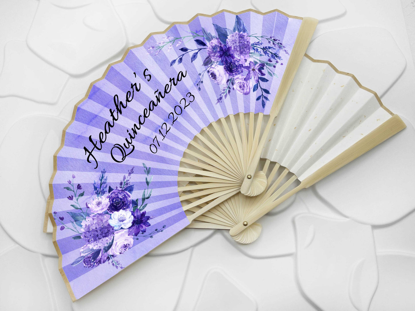 High End Personalized Custom Fans Lemon Orange Printed Folding Hand Fans Wedding Party Favors Gifts for Guests Bulk