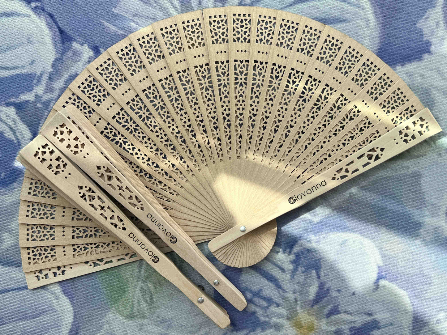 Giovanna Hand Fans Wedding Party Favors Gifts for Guests Folding Hand fans