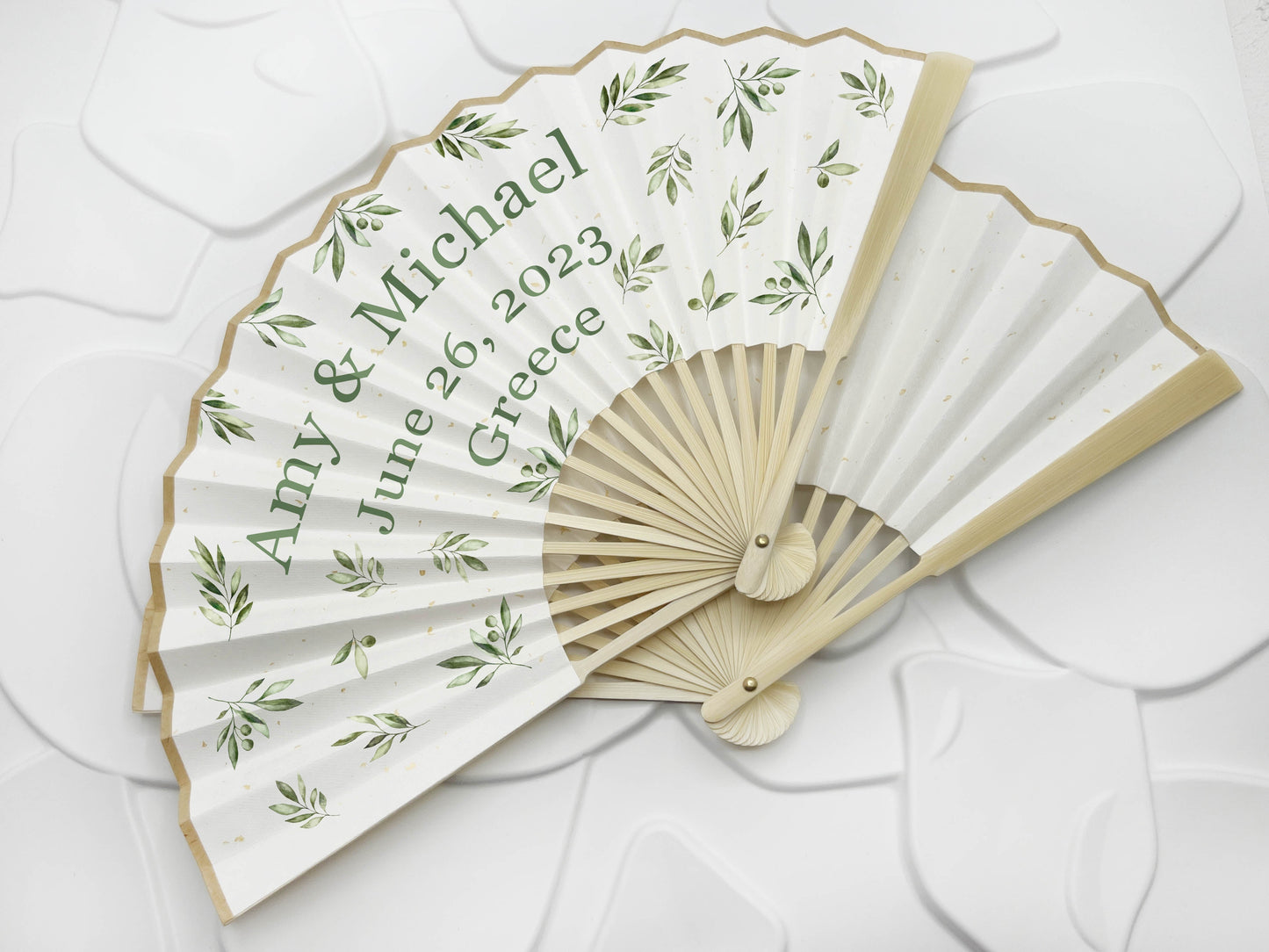 High End Personalized Custom Fans Printed Hand Fans Music Concert Folding Fans Wedding Party Favors Gifts for Guests Bulk